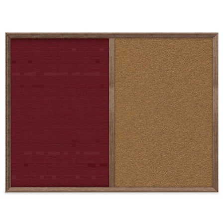 United Visual Products Slim Style Indoor Enclosed Corkboard, 12 UV500SC-BLACK-PEARL